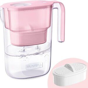 Waterdrop 200 Gallon Long Life Elfin 5 Cup Water Filter Pitcher 1 Filter Pink